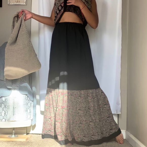 Lanz Original Vintage Floral Prairie Maxi Dress Set - Picture 2 of 4